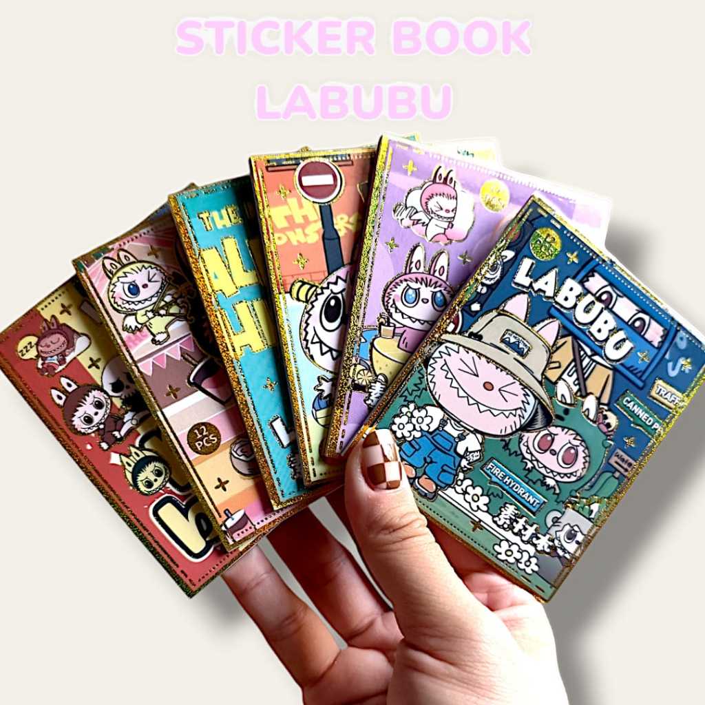 Jual LUCKY CAT - BUKU STIKER LUCU | STICKER BOOK | LABUBU | CAPYBARA ...