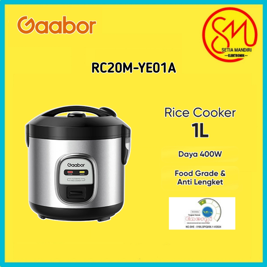 Jual GAABOR Rice Cooker Digital & Analog Magic Com 400W 1L Serbaguna ...