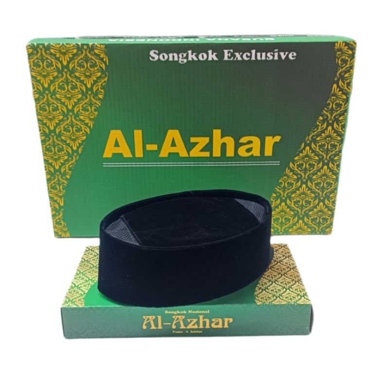 Jual Songkok Exclusive Al Azhar Peci Al Azhar tipe AC | Shopee Indonesia