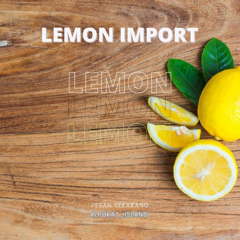 Jual lemon import 1kg | Shopee Indonesia