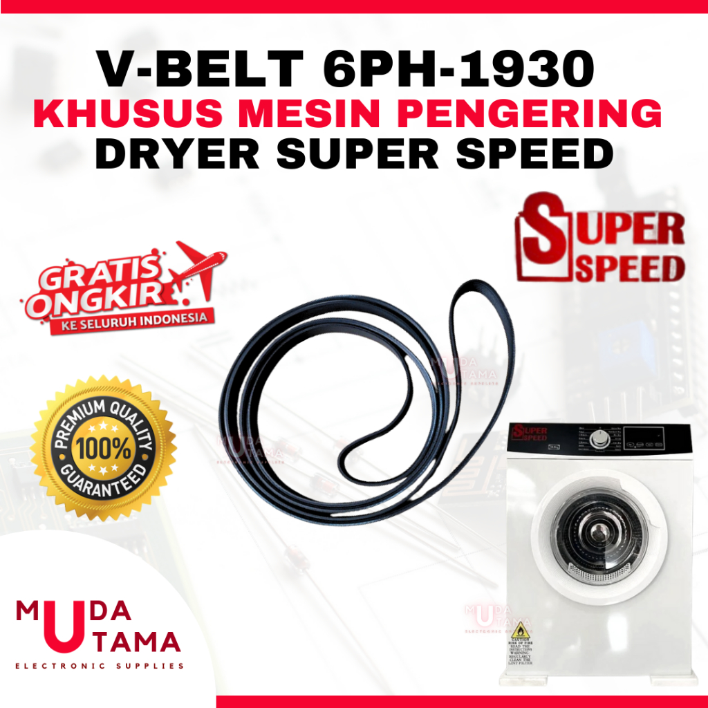 Jual KARET MESIN PENGERING 6PH-1930 SUPER SPEED | BELTING DRYER SUPER ...