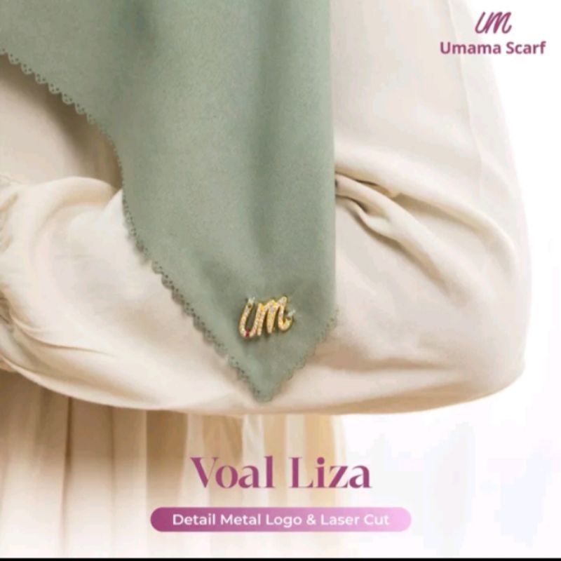 Jual (UMAMA SCARF) - HIJAB UMAMA SEGI EMPAT VOAL LIZA MIRACLE LC ...