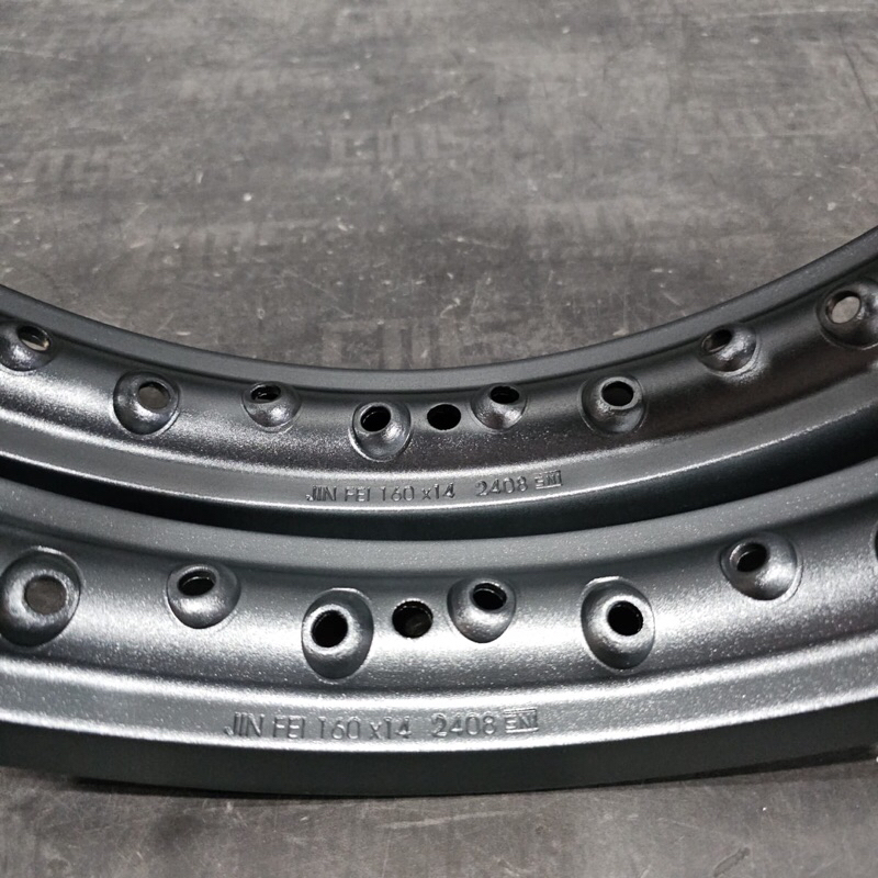 Jual Alloy Aloy Titans 14 x 160 dan 14 x 185 Petak Kulit
