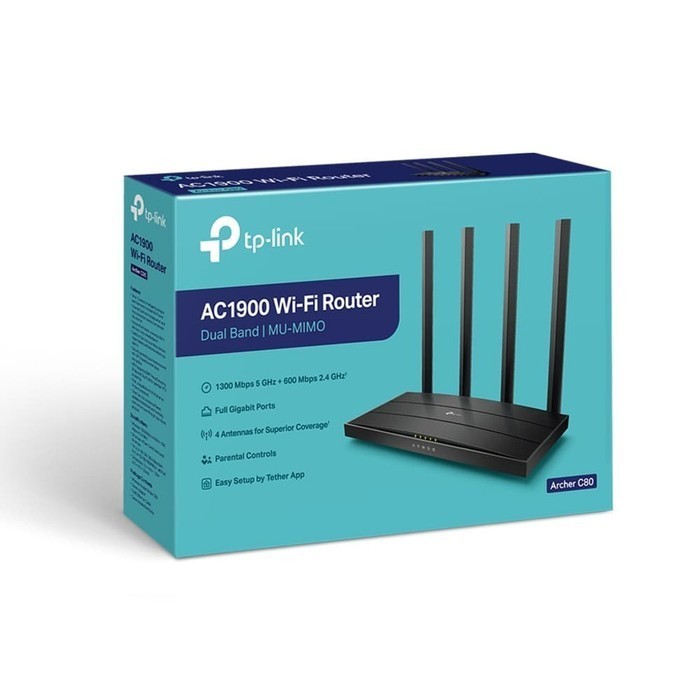 Jual TPLink Archer C80 AC1900 WiFi Router / Archer C 80 AC 1900 Mu