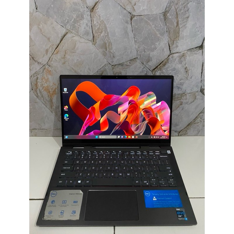 Jual dell inspiron 7306 2in1 intel evo i7-1165g7 ram 16/512 gb