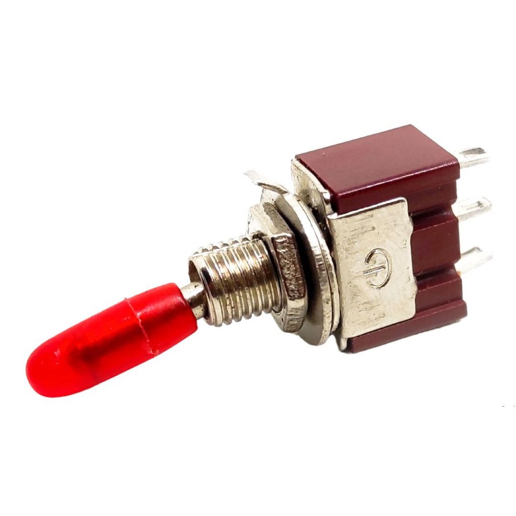 Jual Mini Toggle Switch On-On 3 Kaki (Chrome) | Shopee Indonesia