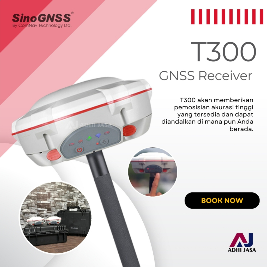 Jual GNSS GPS RTK Comnav T300 – 965 Channels IMU Dual Frequency Base ...