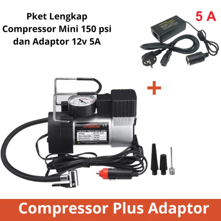 Jual Kompresor Mini Pompa Ban Mobil Motor Elektrik Mini Pompa Angin ...
