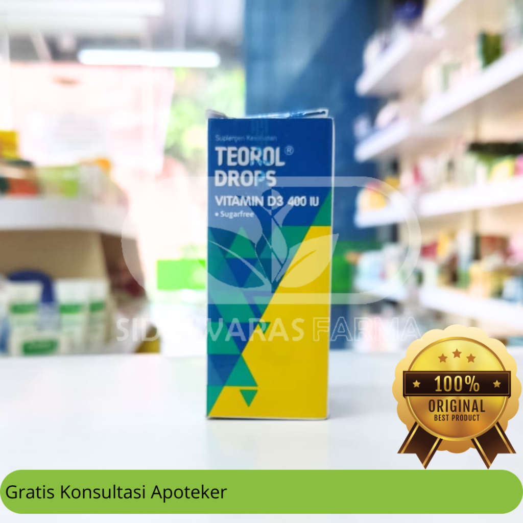 Jual Teorol Vitamin D3 400IU Drop 12,5 mL - Vitamin | Shopee Indonesia