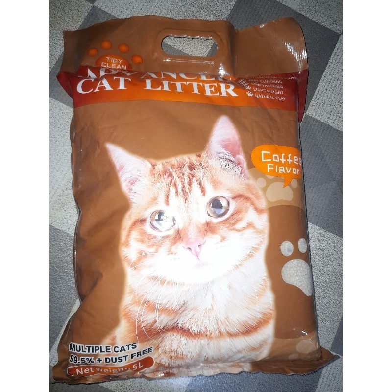 Jual Pasir kucing 5 liter merk Advanced (coffee) | Shopee Indonesia