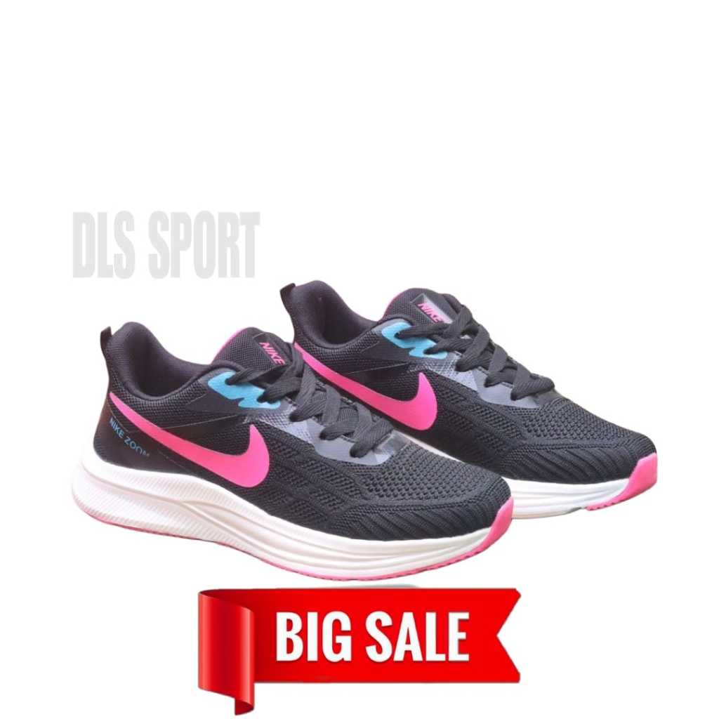 Sepatu wanita Nik3 zoom hitam Sepatu sneakers Sepatu senam Sepatu running Sepatu joging Sepatu zumba Original Import Terbaru