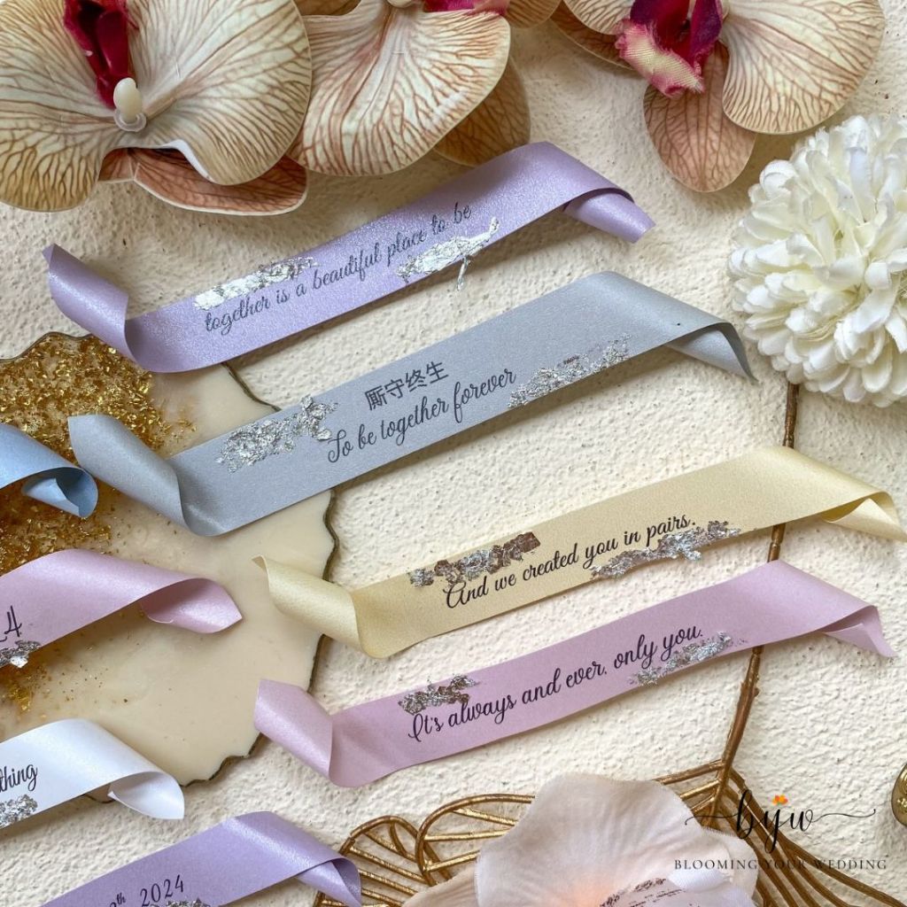 Jual 2pcs name tag rullo placement Name Scrolls | Roll Nama Bride Groom ...