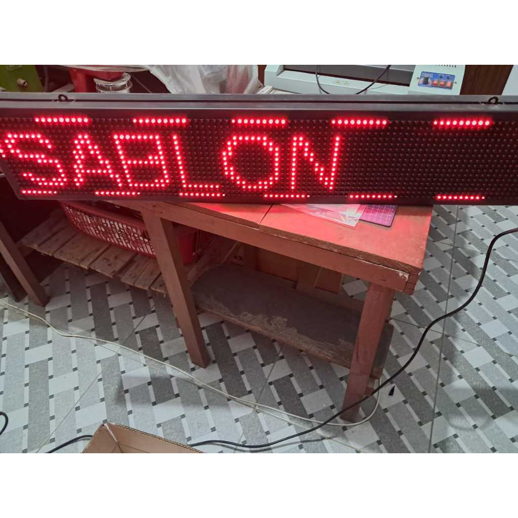 Jual RUNNING TEXT LED BEKAS TOKO MODEL DIP UKURAN 20 x 100 CM | Shopee ...