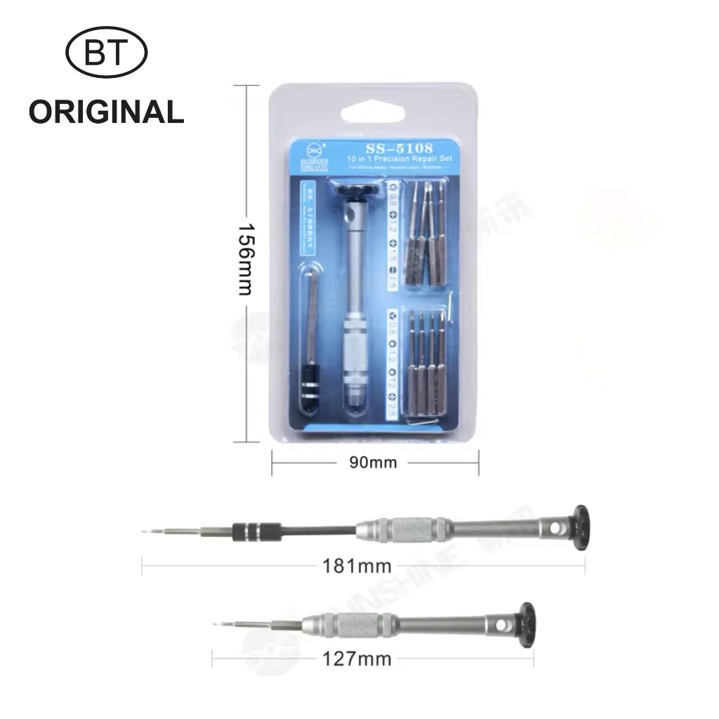 Jual OBENG SET 10 IN 1 SUNSHINE SS-5108 ORIGINAL | Shopee Indonesia