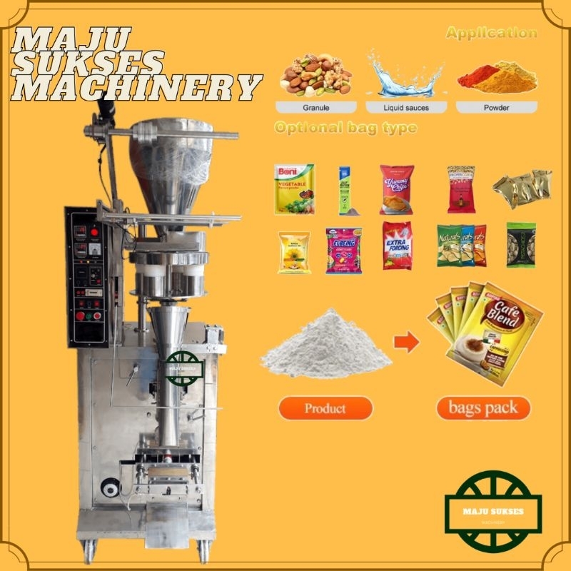 Jual Mesin Packaging Vertical Cetak Kemasan Produk 100-500gr / Packing ...