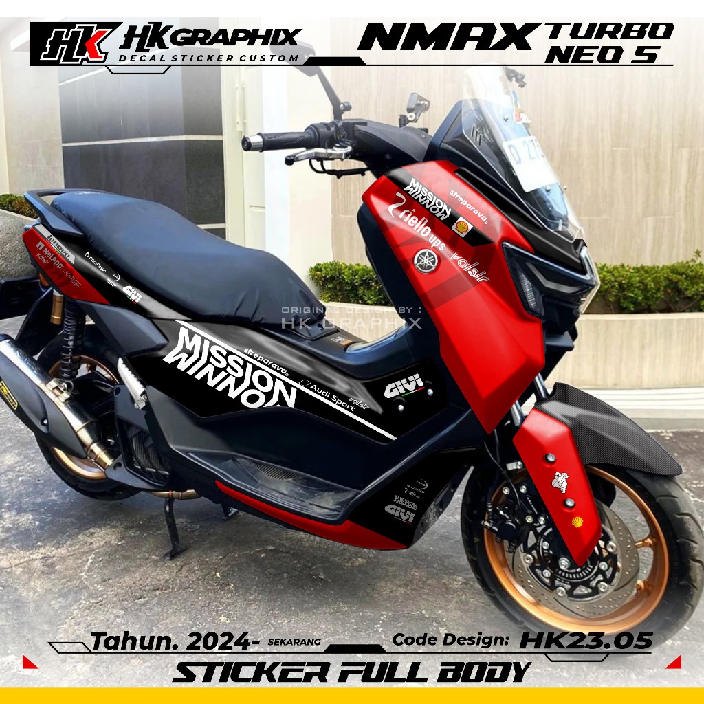 Jual Decal Sticker New NMAX TURBO NEO S Full Body 2024 Mission Winnow ...