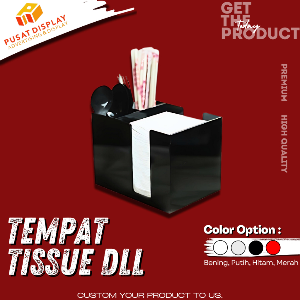 Jual Display Tissue Akrilik / Kotak Tissue Akrilik / Box Tissue ...