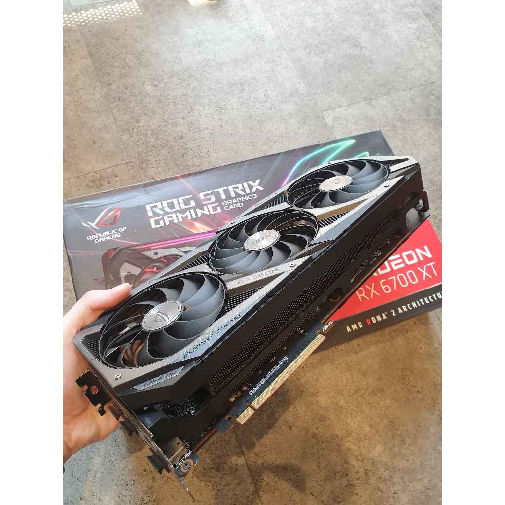 Jual ASUS ROG STRIX RX 6700 XT OC 12GB GDDR6 RADEON VGA / 6700XT ...