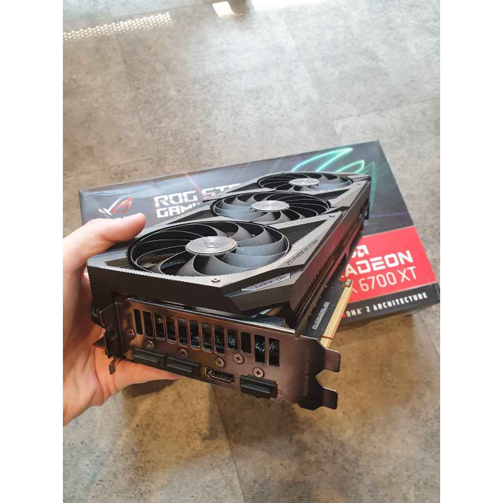 Jual ASUS ROG STRIX RX 6700 XT OC 12GB GDDR6 RADEON VGA / 6700XT ...