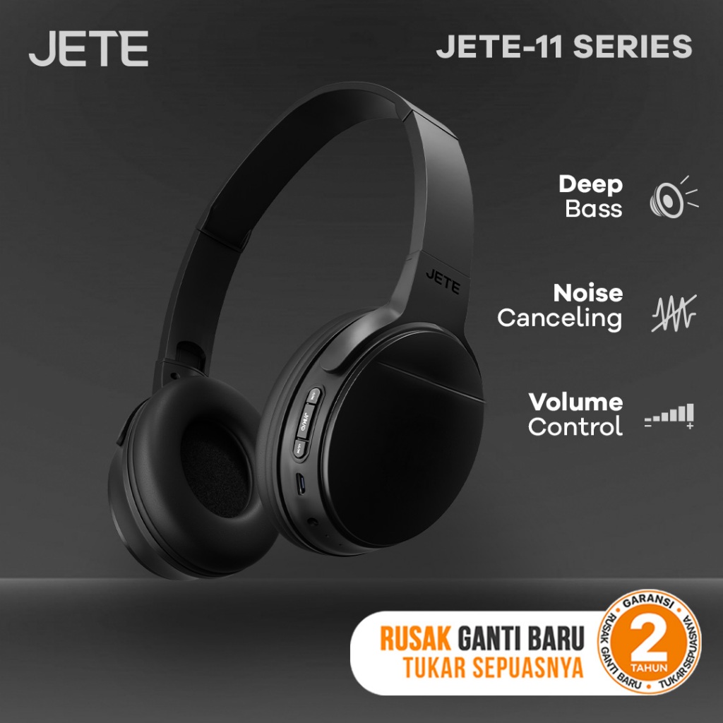 Jual Headset Bluetooth Headphone Bluetooth JETE 11 Noise