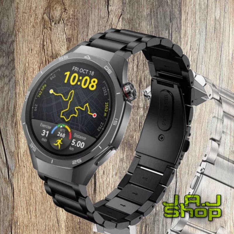 Jual STRAP TALI JAM STAINLESS STEEL RANTAI WATCH BAND HUAWEI WATCH GT 5 ...