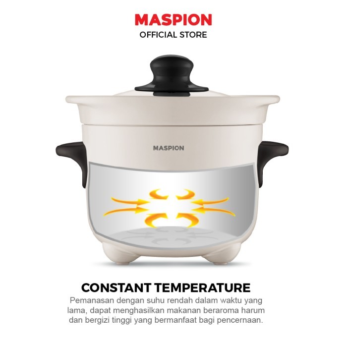 Jual MASPION Slow Cooker / Magic Cooker 1.5L - MSC-1815 | Shopee Indonesia