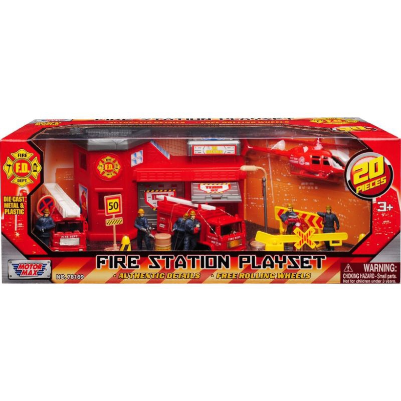 Motormax fire station playset 2025
