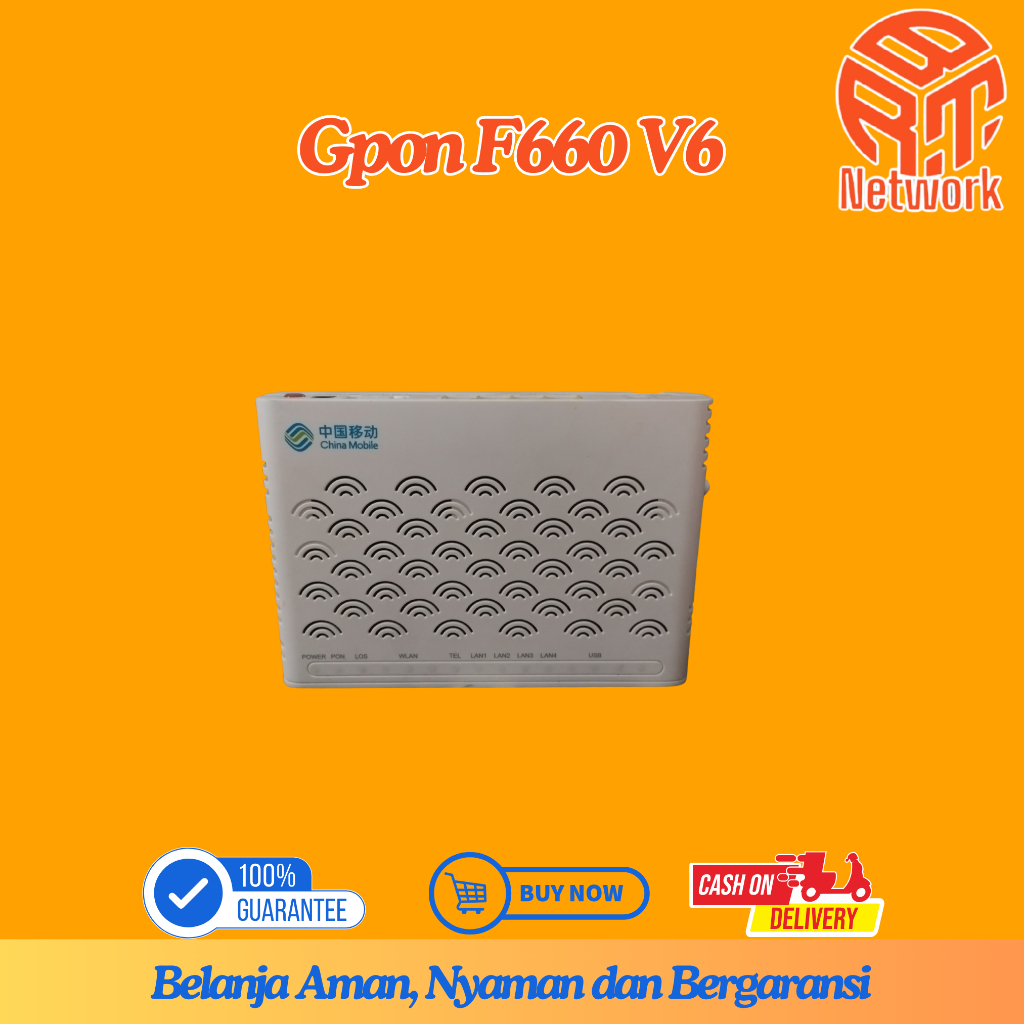 Jual MODEM GPON ZTE F660 V6 NON ADAPTOR - BERGARANSI | Shopee Indonesia