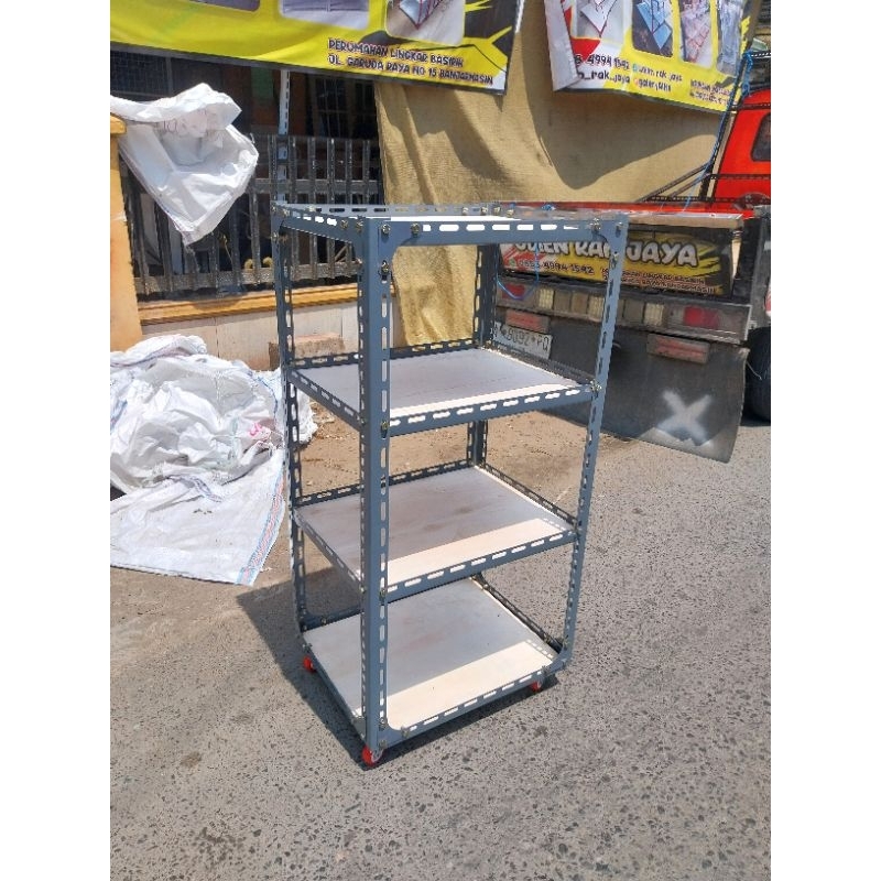 Jual Rak serbaguna 4 susun roda nota pembelian | Shopee Indonesia