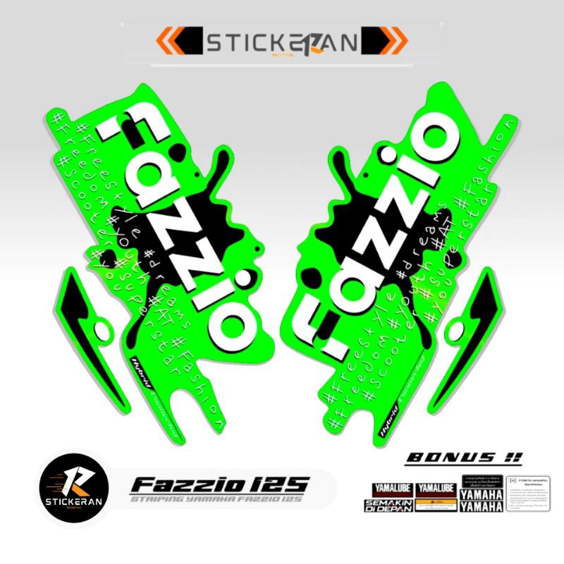 Jual STICKER STRIPING FAZZIO / MTF 24 / FAZZIO / FAZZIO STICKER ...