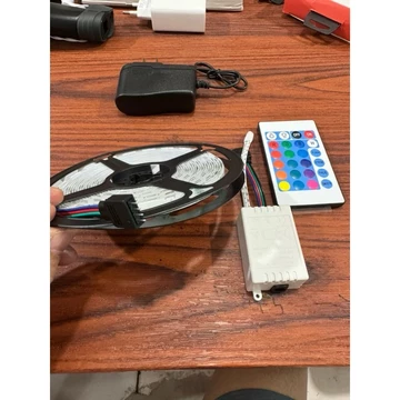 BKT Lampu Led Strip Dekorasi Kamar RGB 5Meter Remote Adaptor