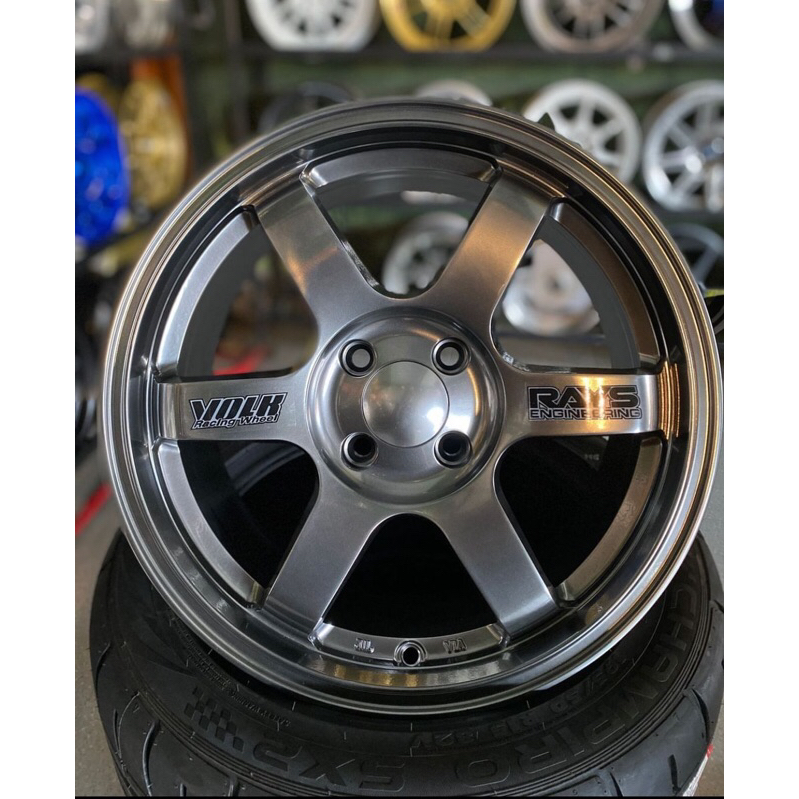 Jual Velg Mobil TE37 R16 Hyper Black | Shopee Indonesia
