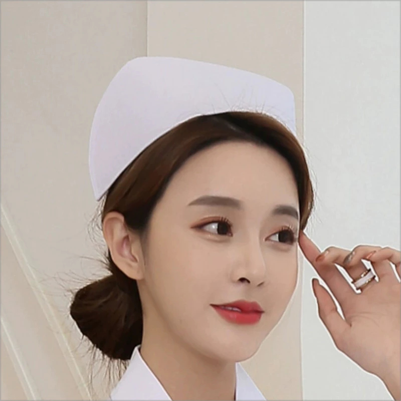 Jual Hospital Work Hat Topi Perawat Nurse Hat Cap Kep Perawat | Shopee ...