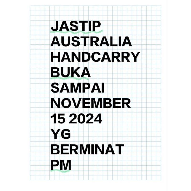 Jual Jasa titip jastip Australia preorder | Shopee Indonesia