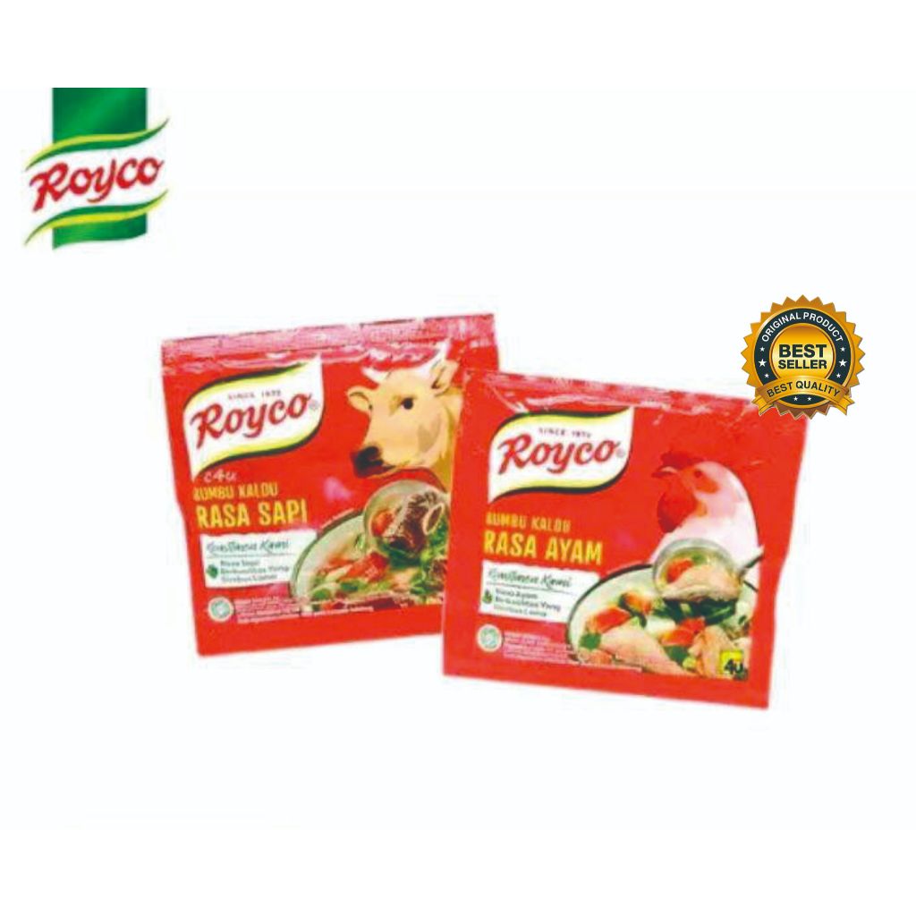 Jual ROYCO PENYEDAP RASA AYAM/SAPI 1 RENCENG ISI 12 SACHET | Shopee ...