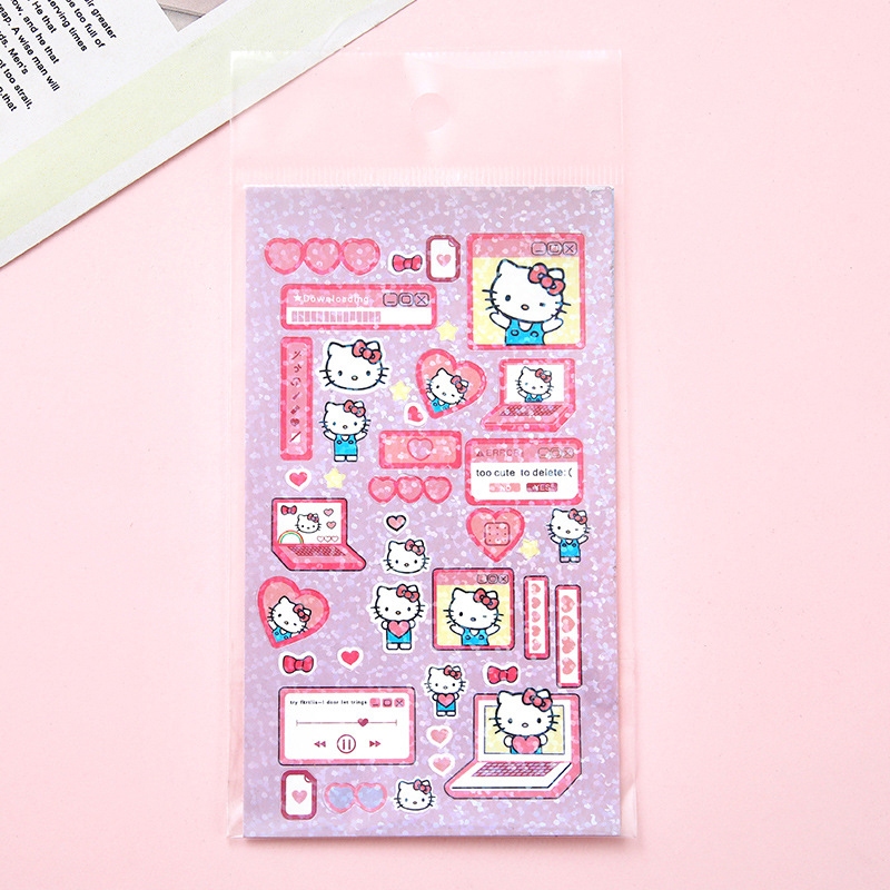Jual Stiker Sanrio Characters/Stiker Decor Cinamoroll Kuromi Pompom ...