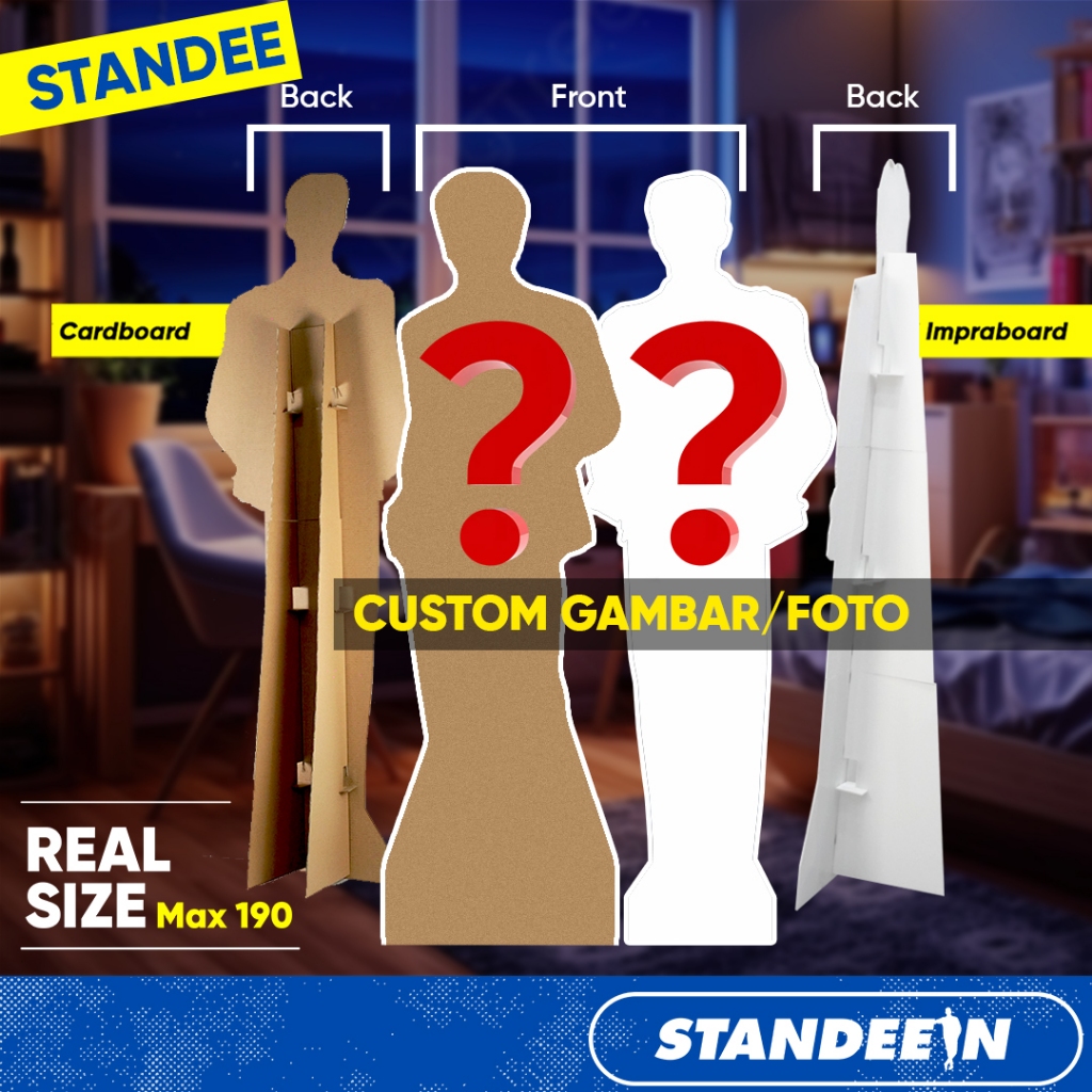 Jual Standee Custom Gambar Produk Ukuran Tinggi Max 190cm | Shopee ...