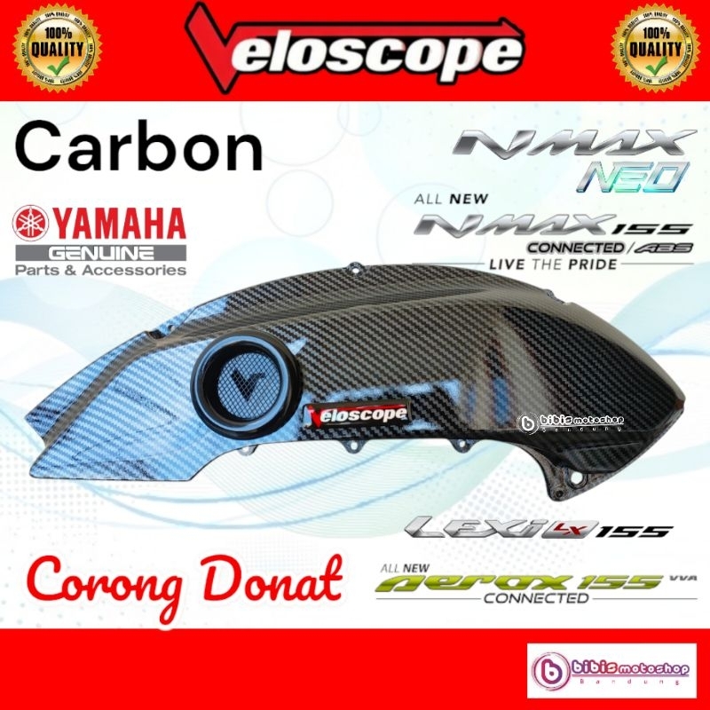 Jual Veloscope Carbon Corong Donat Yamaha All New Nmax 155 All New ...