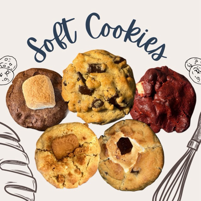 Jual Soft Cookies | Bundle of 5 - Bee Baked (Boleh Mix Rasa) | Shopee ...