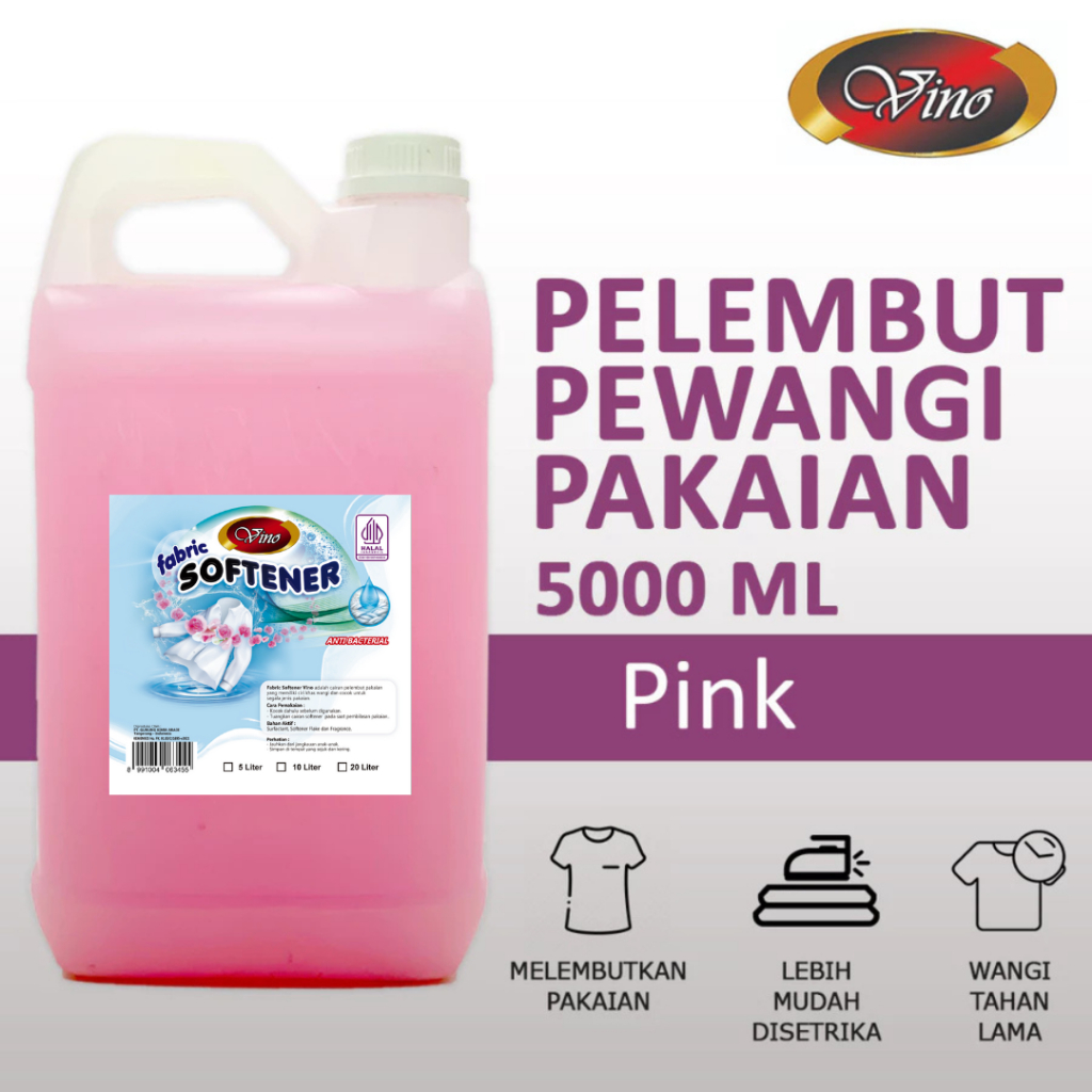 Jual SOFTENER Pelembut dan Pewangi Pakaian DAILY VINO 5 Liter | Shopee