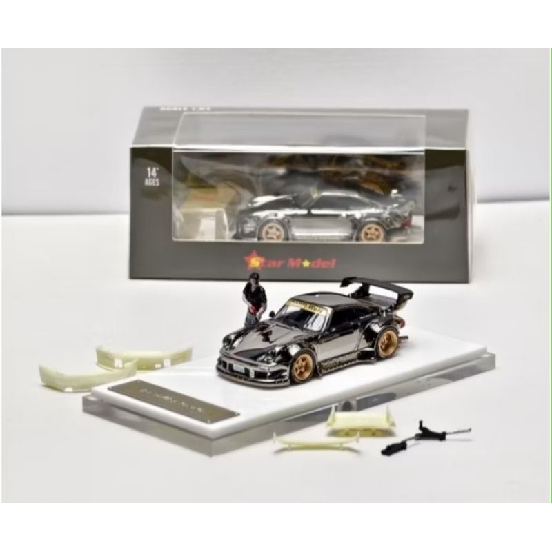 Jual Star Model Porsche RWB 930 GT Wing Akira Nakai Figure With Bodykit ...
