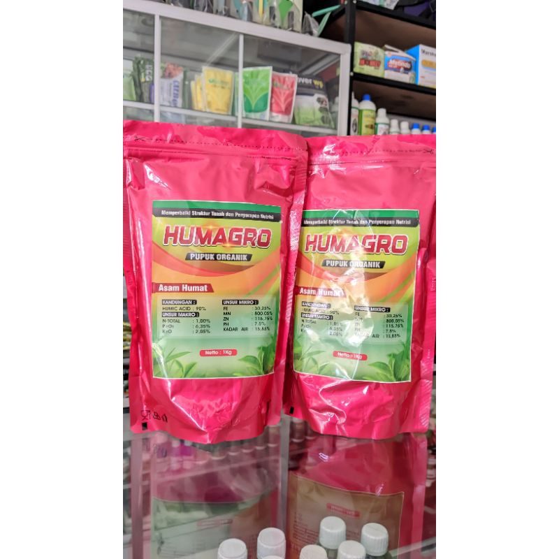 Jual ASAM HUMAT / HUMAGRO PUPUK ORGANIK ASAM HUMAT 1KG | Shopee Indonesia