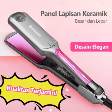 SHINON SH 8650 Catokan Rambut Hair Catokan Rambut Smoothing Ion 2in1 Curly Dan Lurus Catok