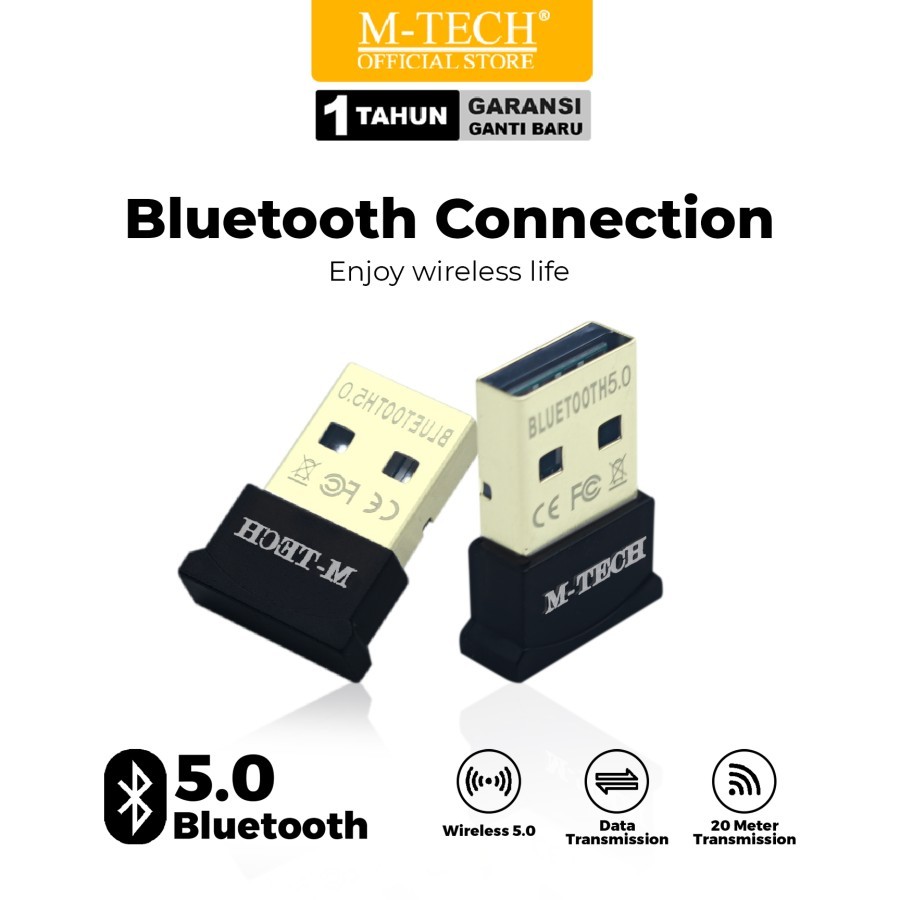 Jual M-TECH BT-05 Nano USB Bluetooth V5.0 Receiver Adapter BT 05 ...