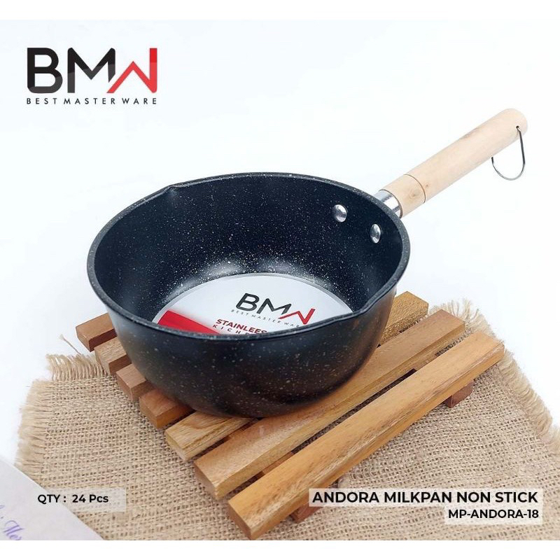 Jual Panci Susu Mie Rebus Andora Milk Pan Gagang Kayu | Shopee Indonesia