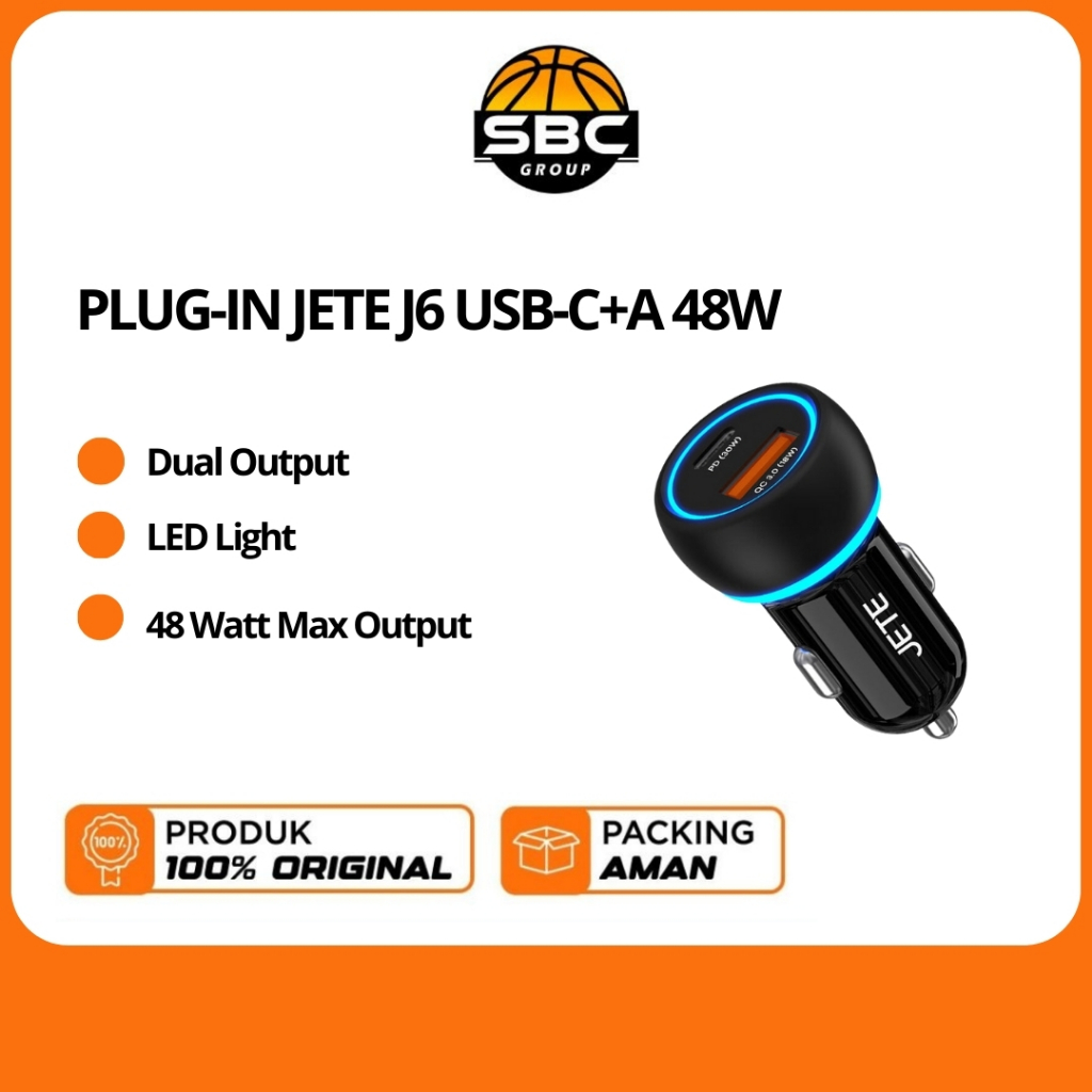Jual PLUG-IN JETE J6 USB-C+A 48W | Shopee Indonesia