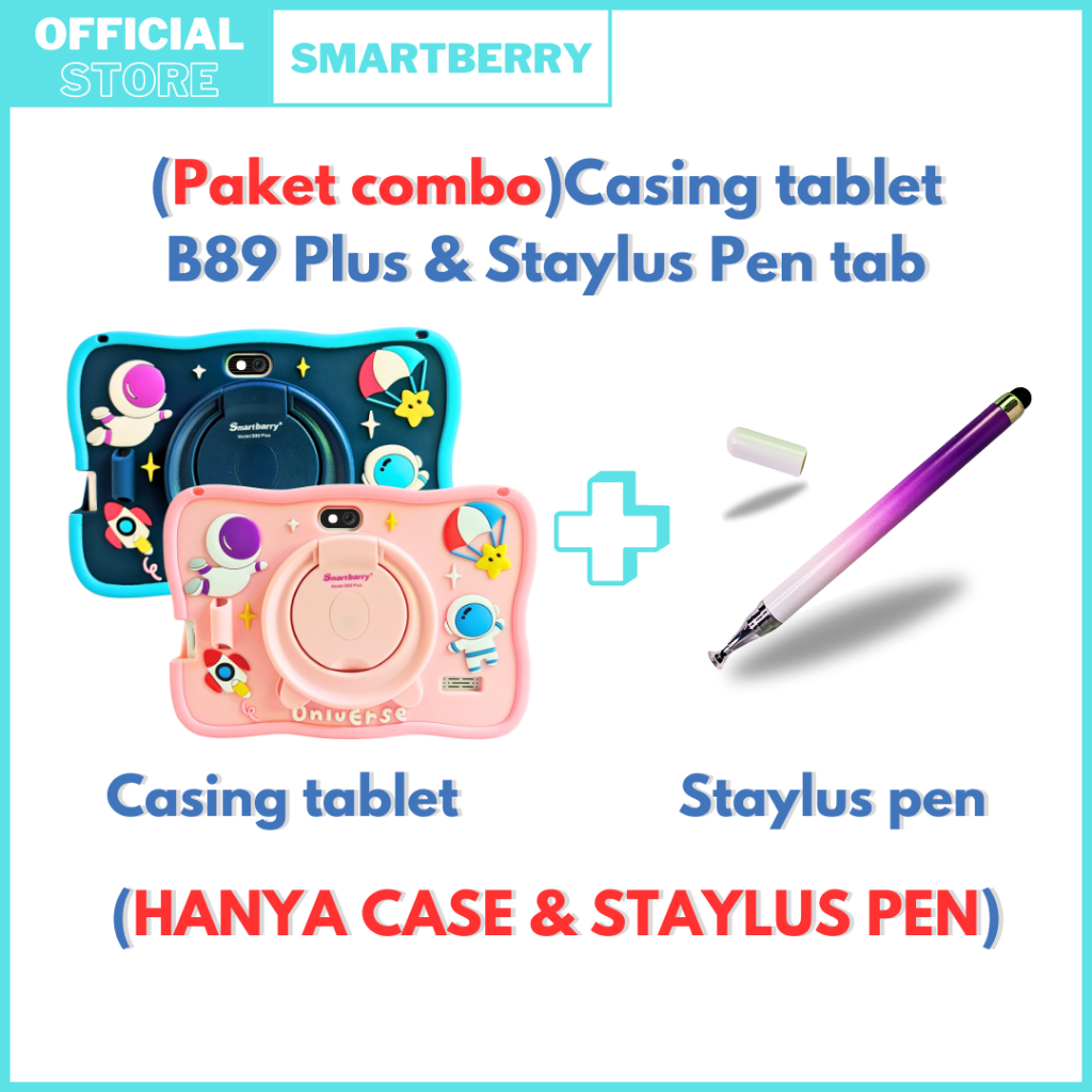 Jual (Paket combo) Casing tablet B89 Plus + Staylus Pen tablet | Shopee ...