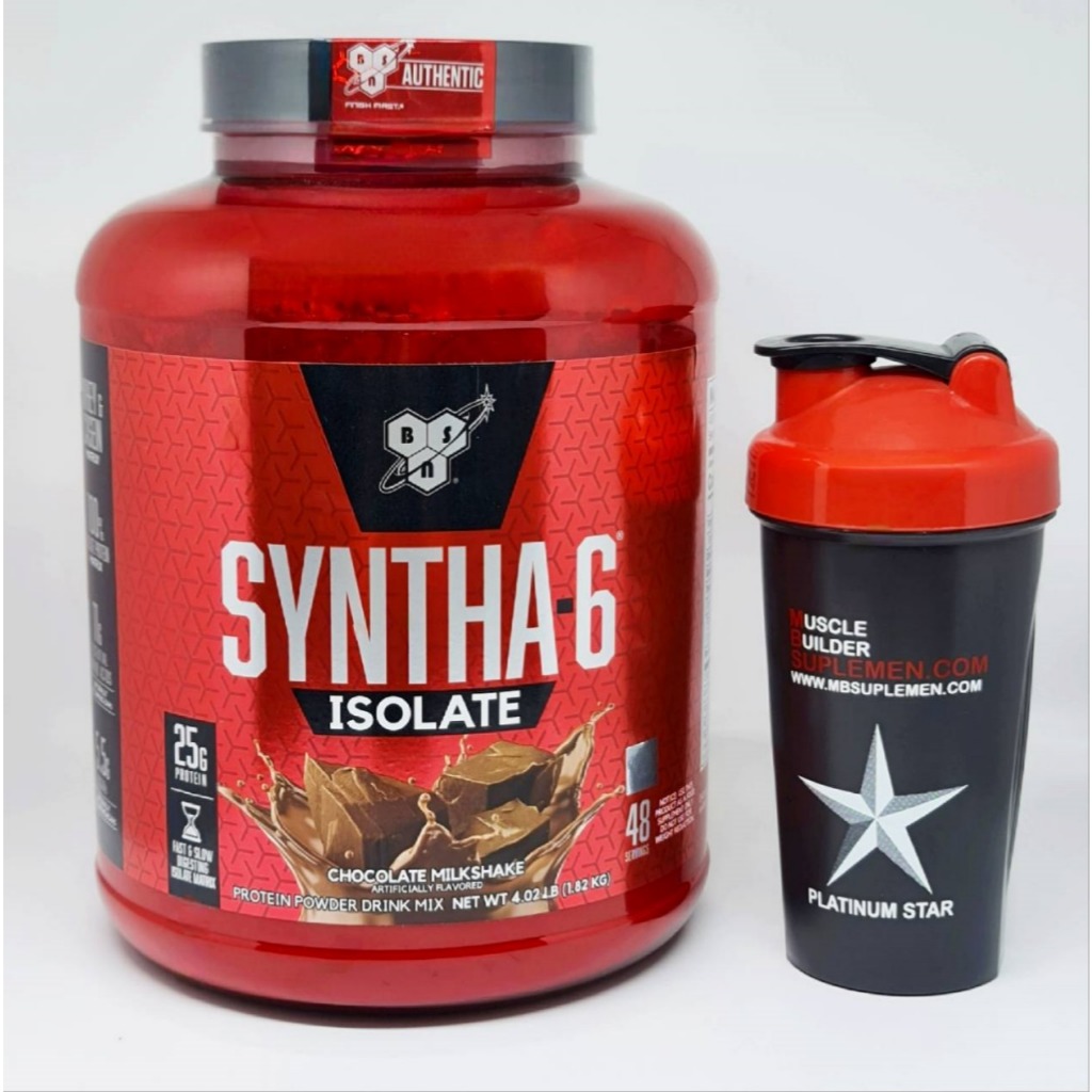 Jual Syntha 6 Isolate 4 lbs BSN Syntha6 Iso 4lbs 4lb lb Whey Protein ...