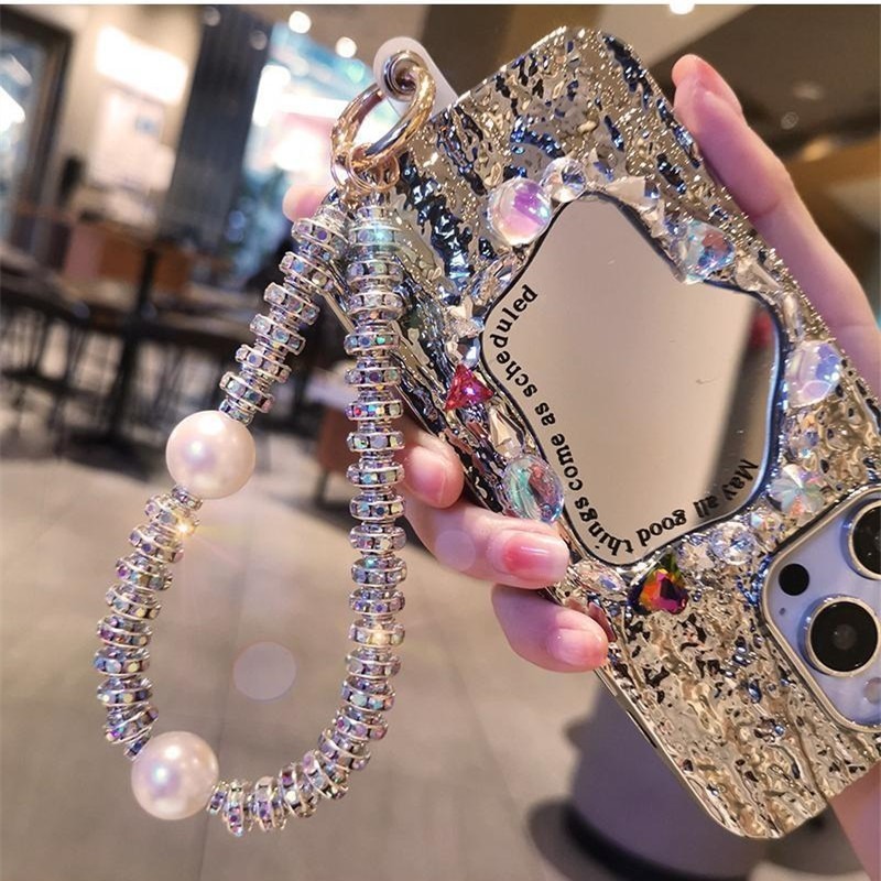 Jual Gantungan Hp Korean Beads Blink Diamond gantungan tas gantungan ...