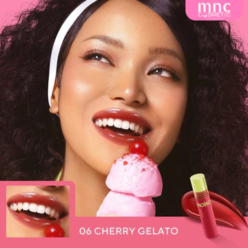 WARDAH Lip Tint Moist Dew Tint 3 G With Oatmilk Pentavitin Bibir Lembab Glossy Longlasting